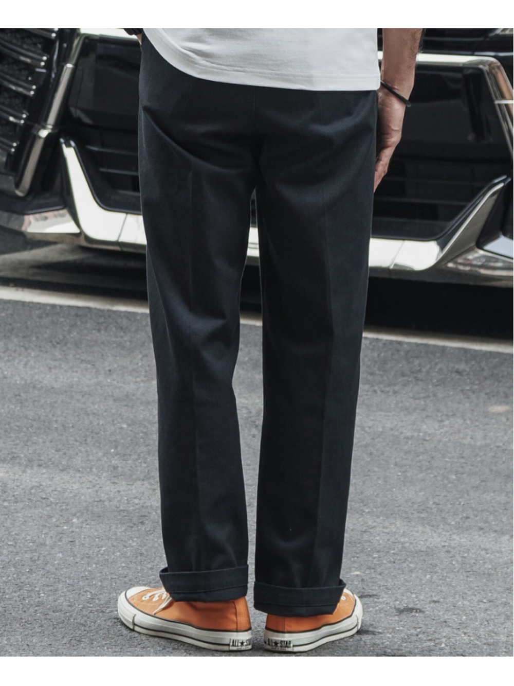 1970s Straight-Leg Work Pants Black Non Stock. Co W31x30 OLD MONEY